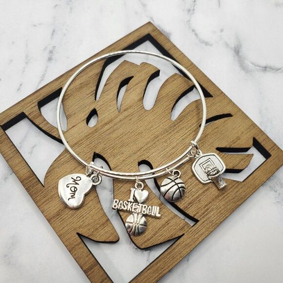 Basketball Mom Expandable Charm Bracelet - Picture 5 of 10